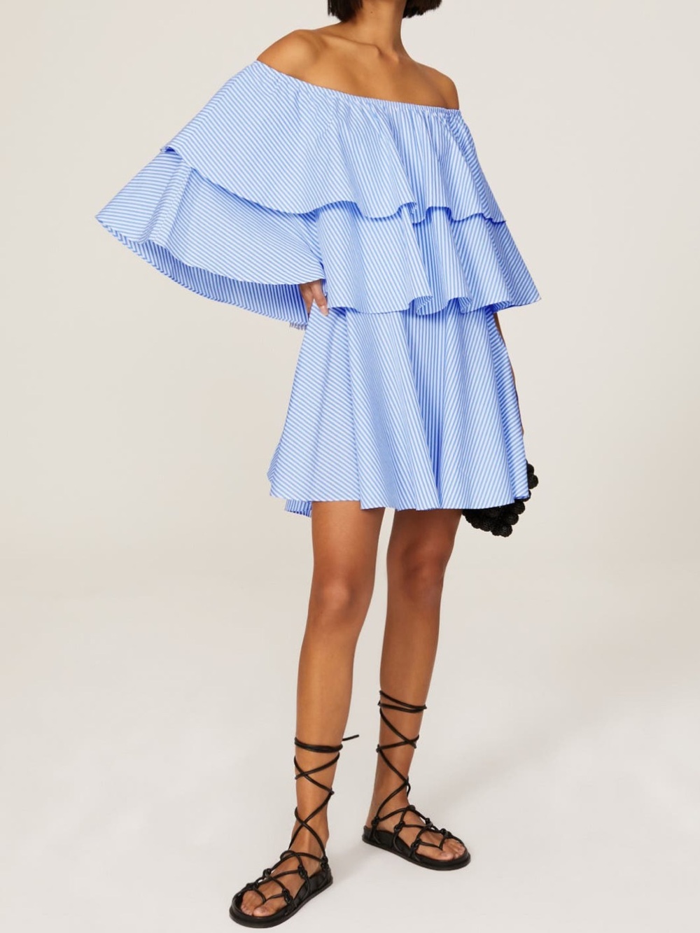 TOME Collective TIERED RUFFLE DRESS size 4 - Picture 9 of 11